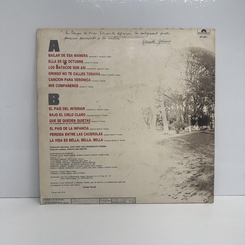 Teresa Parodi - El Otro Pais Vinyl LP