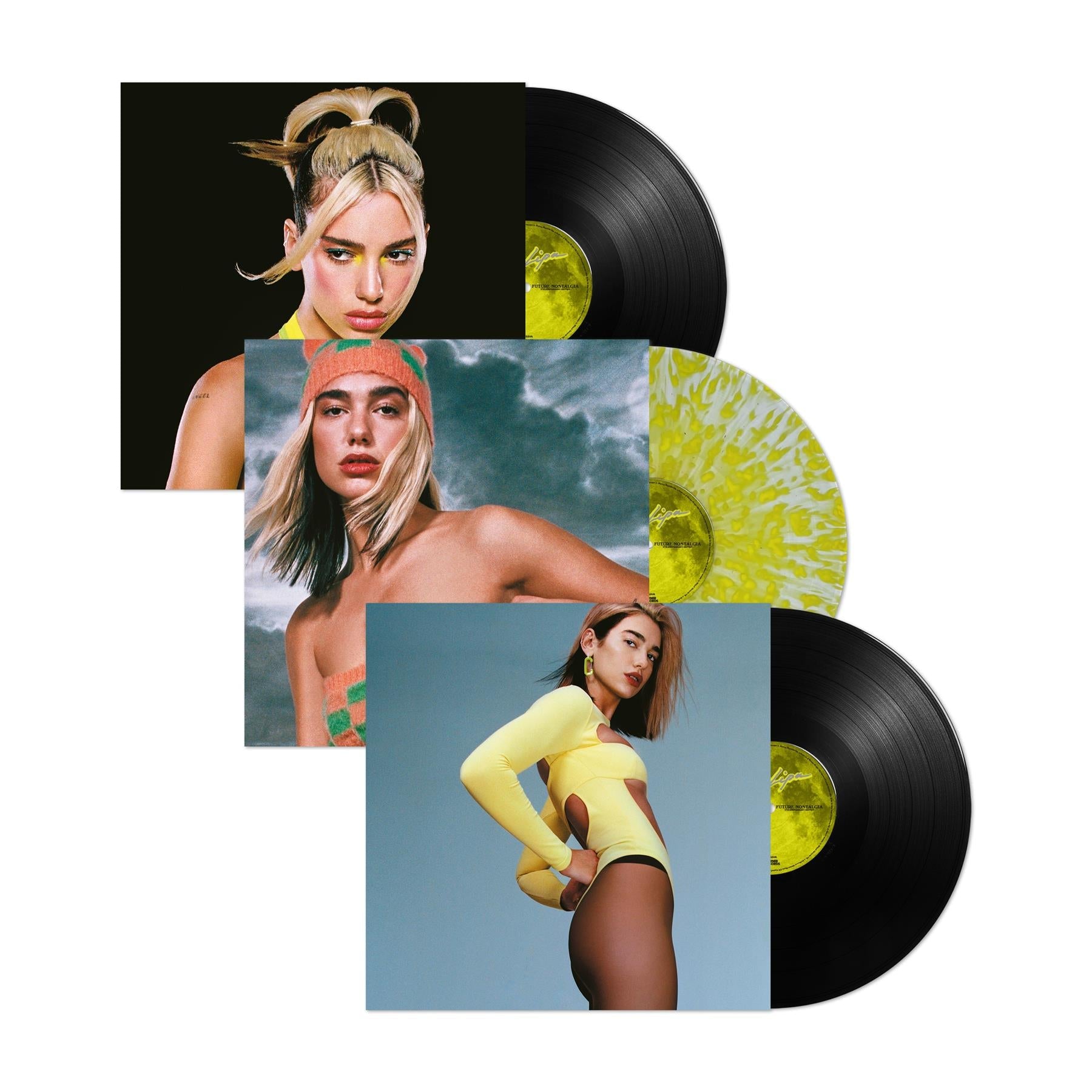 Dua Lipa - Future Nostalgia (5th Anniversary Edition) 3x Black / Splatter / Black Vinyl LP