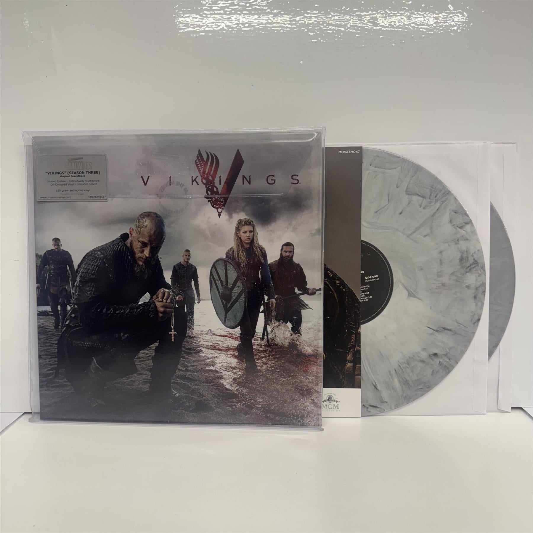 Vikings (Music From Season Three) - Trevor Morris Limited Edition 2x Marbled Grey Vinyl LP