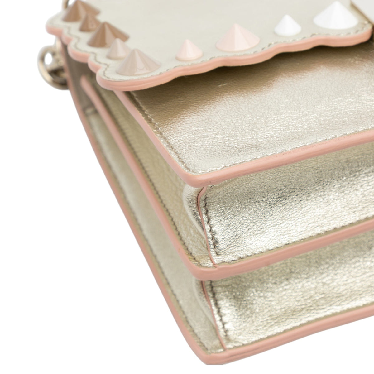 Kan I Bag Pearl Embellished Leather Small