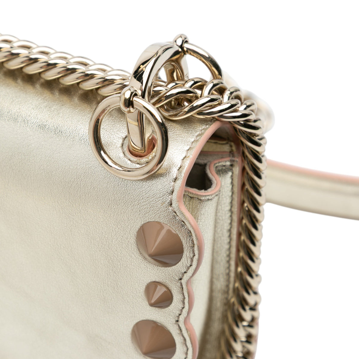 Kan I Bag Pearl Embellished Leather Small