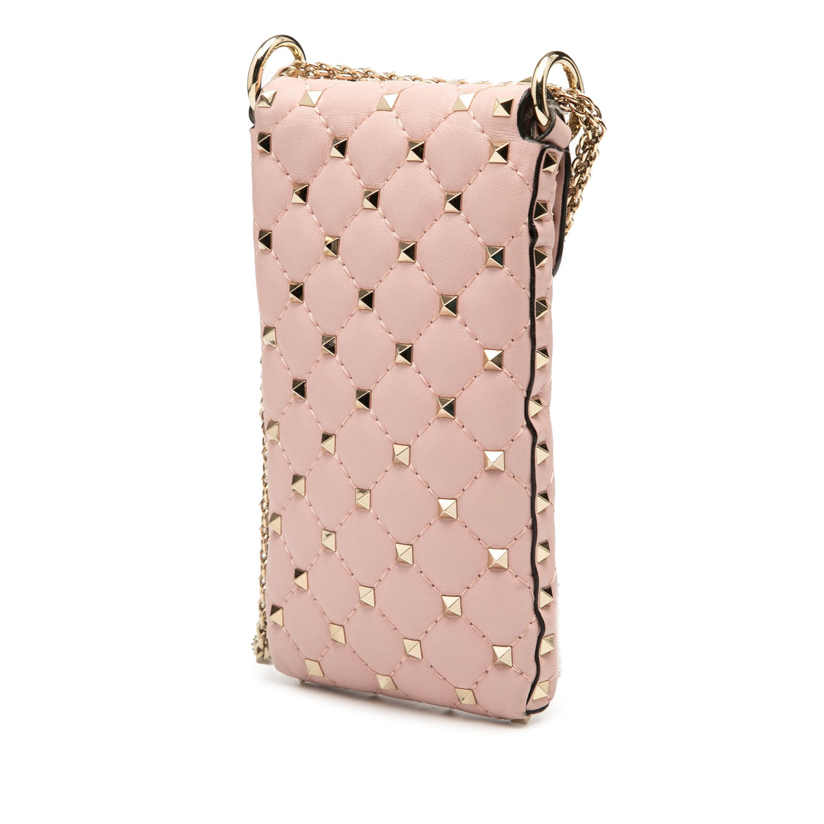 Rockstud Spike Flap Bag Quilted Leather Small