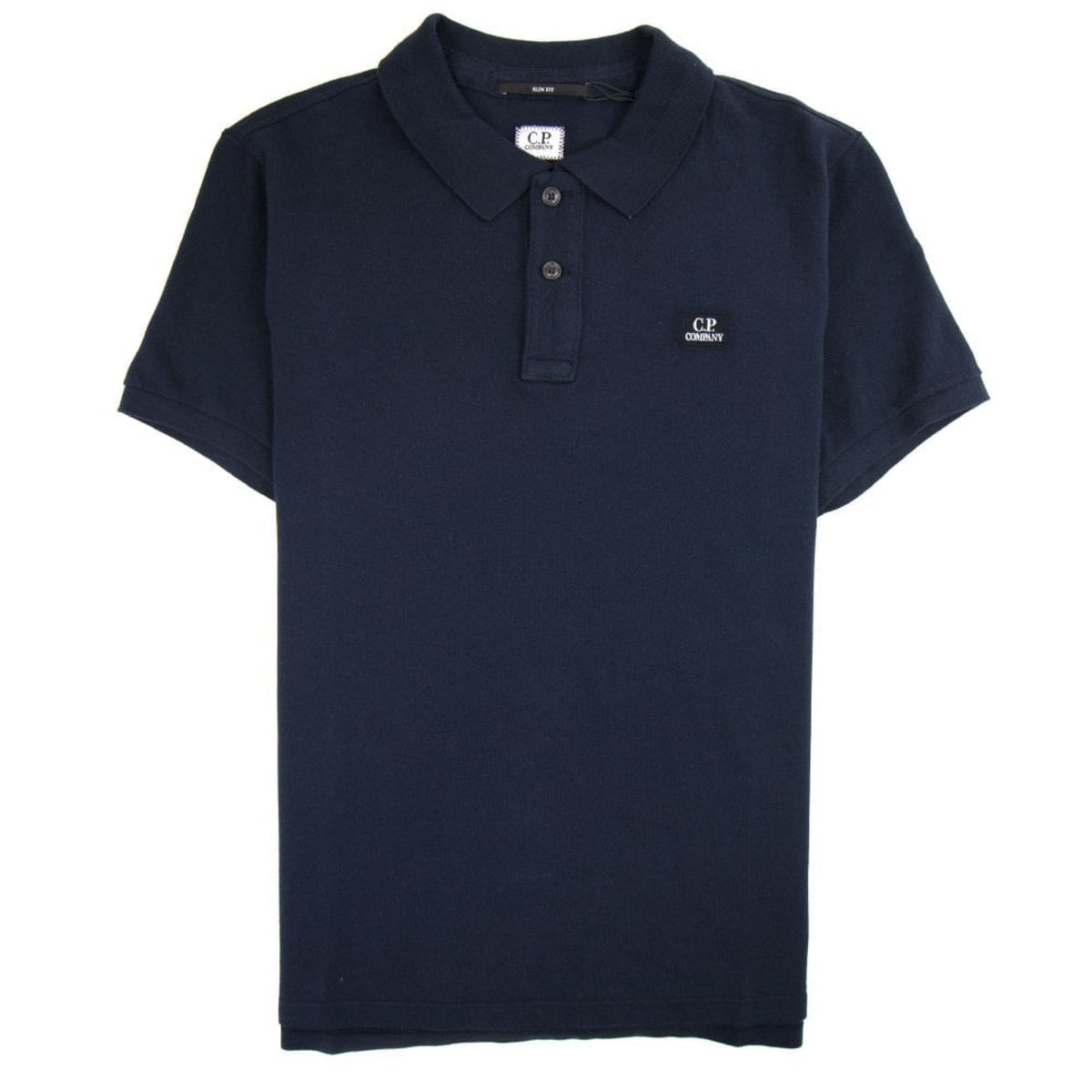 Cp Company 098A Slim Fit Polo Shirt in Navy