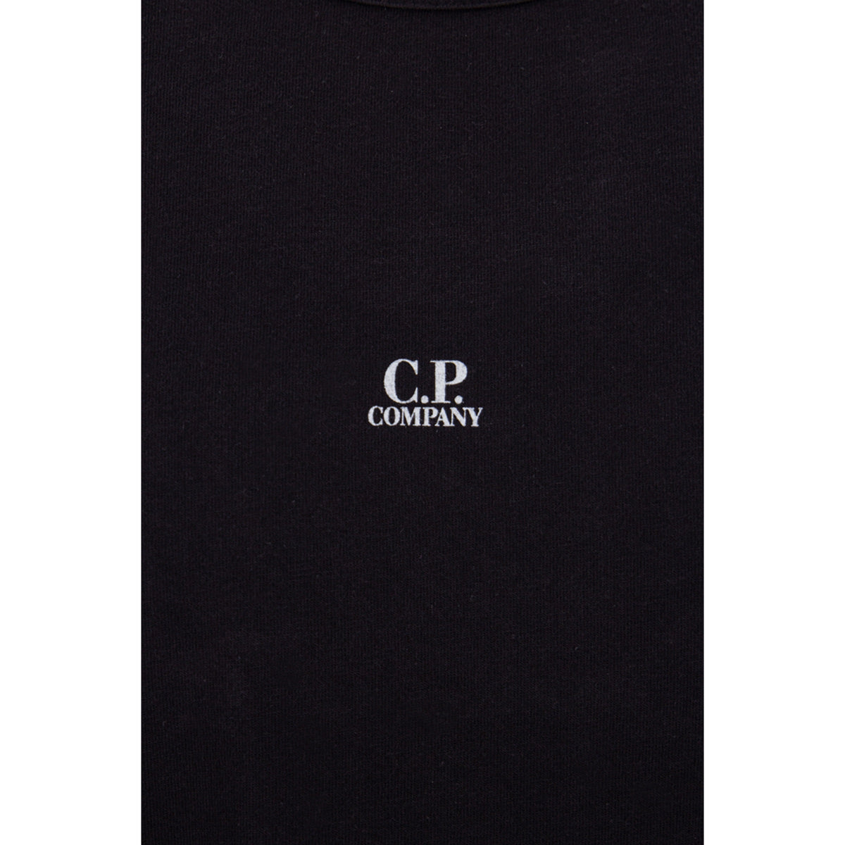 Cp Company Resist Dyed Small Logo T-Shirt In Black
