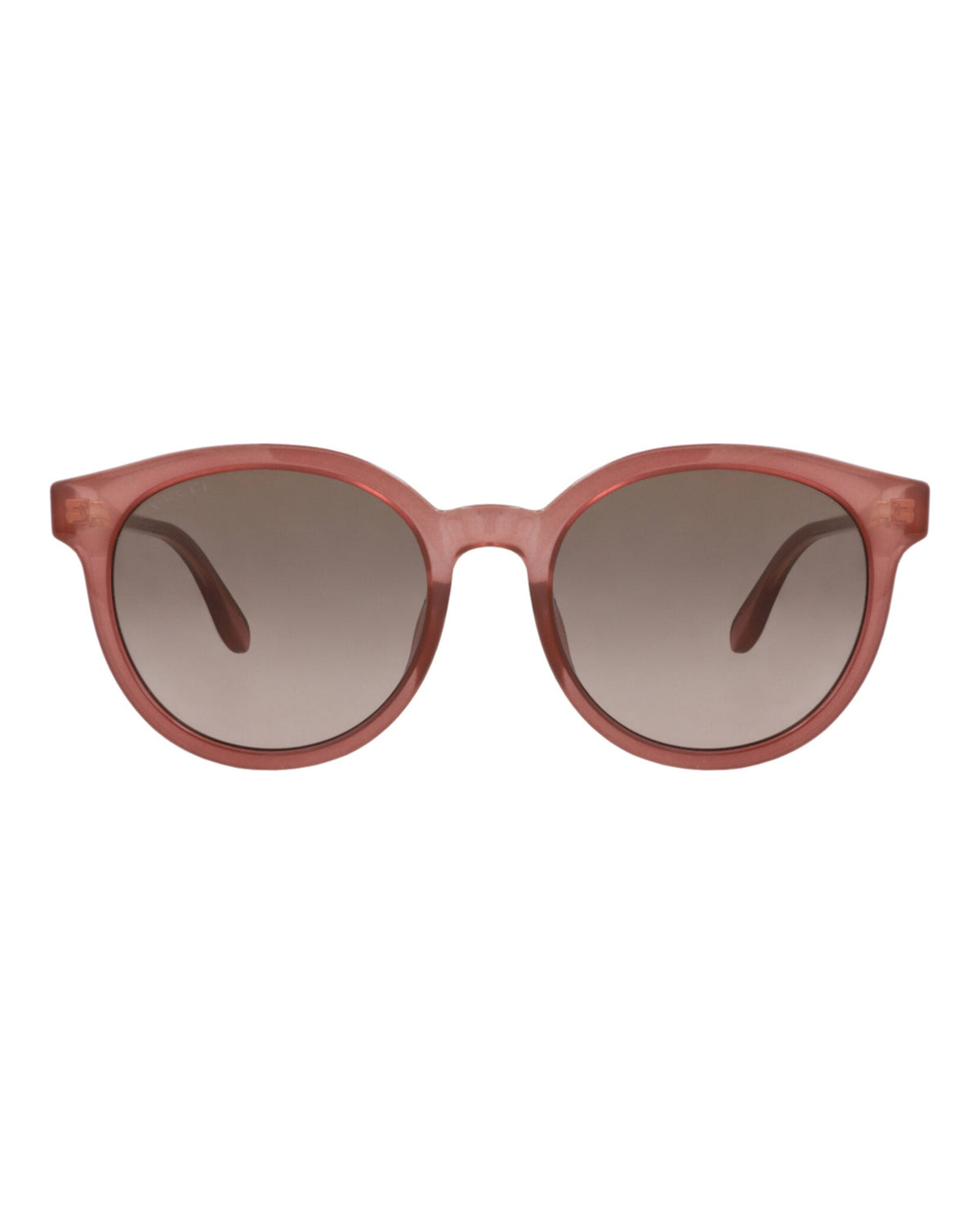 Gucci Womens Round/Oval Pink Pink Brown Fashion Designer Eyewear