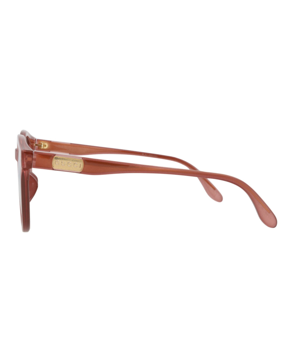 Gucci Womens Round/Oval Pink Pink Brown Fashion Designer Eyewear