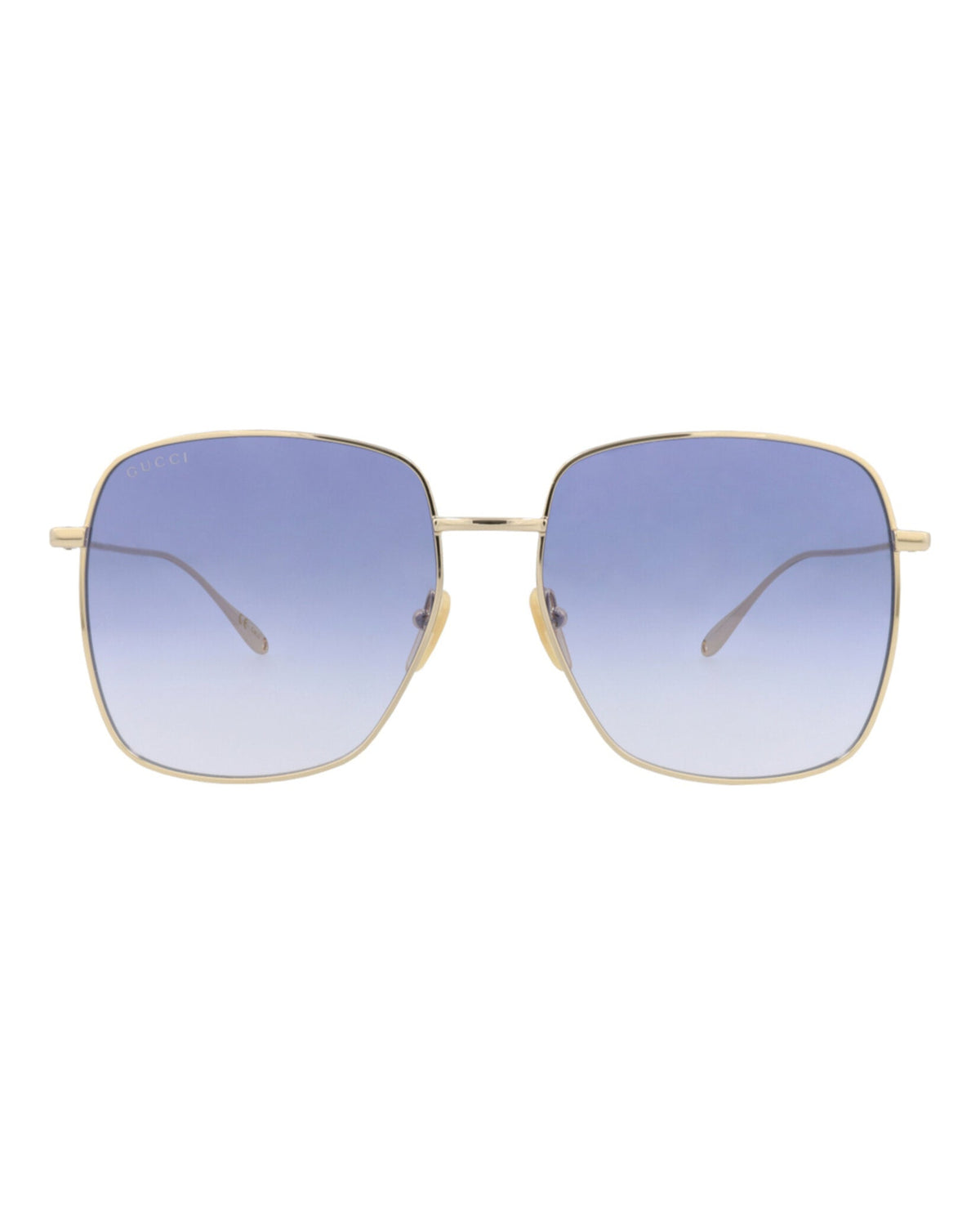 Gucci Womens Square/Rectangle Gold Gold Violet Fashion Designer Eyewear