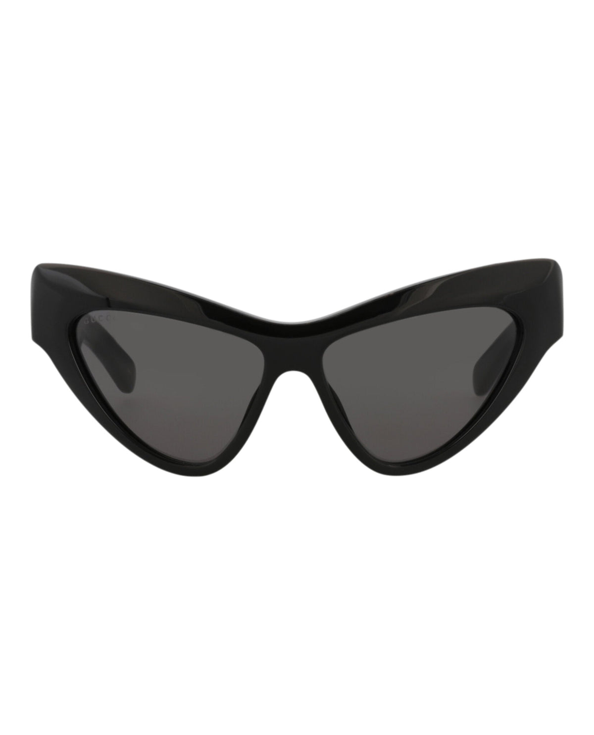 Gucci Womens Cat Eye Black Black Grey Fashion Designer Eyewear
