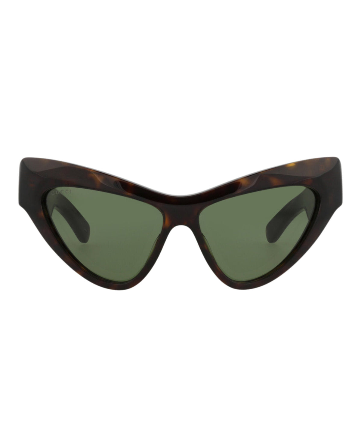 Gucci Womens Cat Eye Havana Havana Green Fashion Designer Eyewear