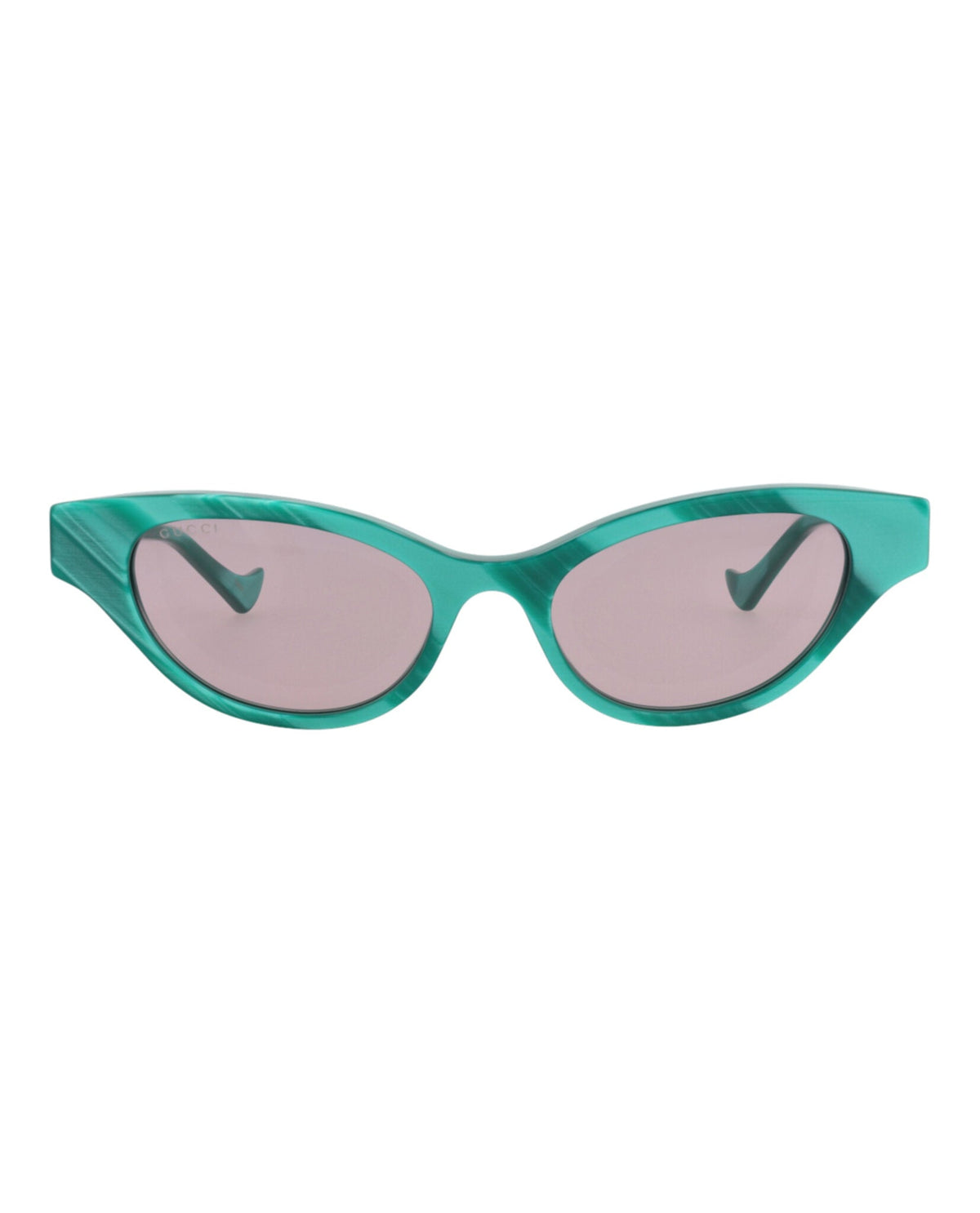 Gucci Womens Cat Eye Green Green Violet Fashion Designer Eyewear