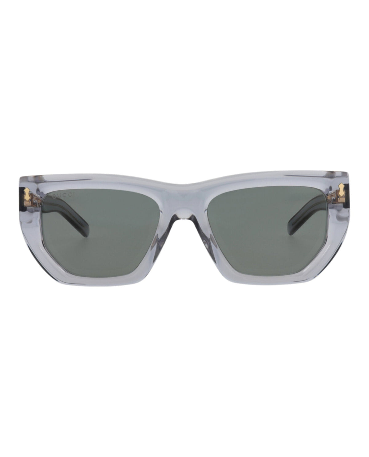 Gucci Womens Cat Eye Grey Grey Grey Fashion Designer Eyewear