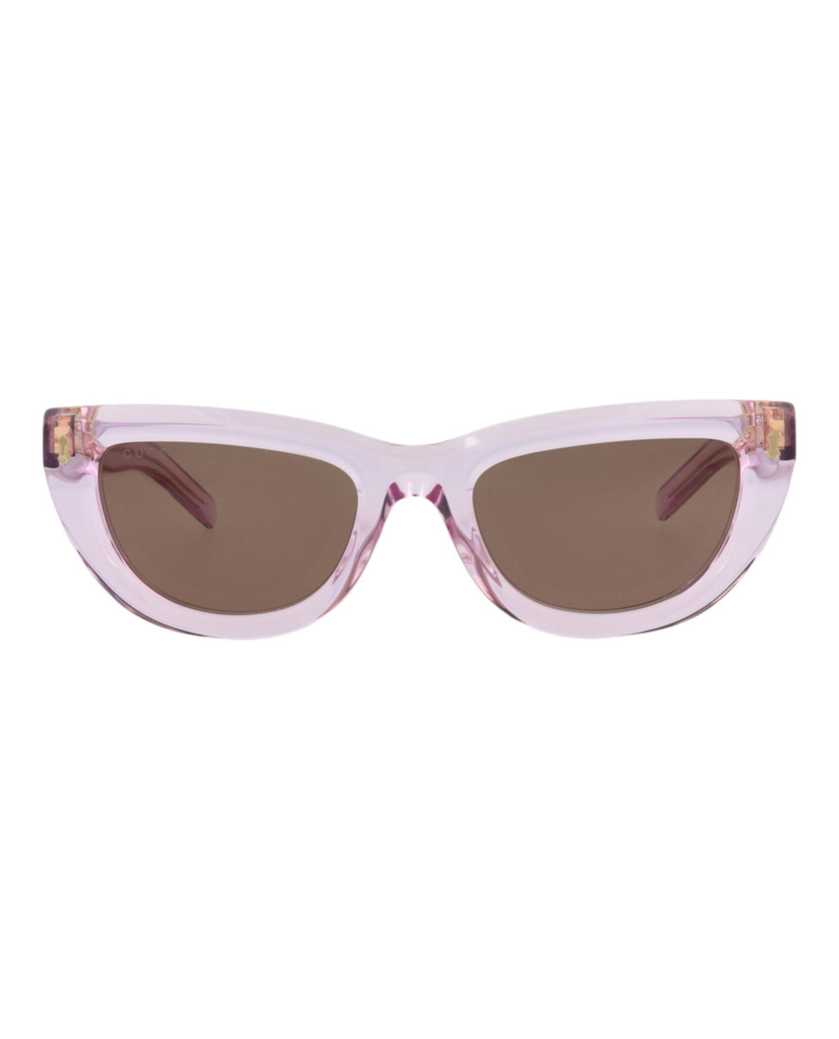 Gucci Womens Cat Eye Violet Violet Brown Fashion Designer Eyewear