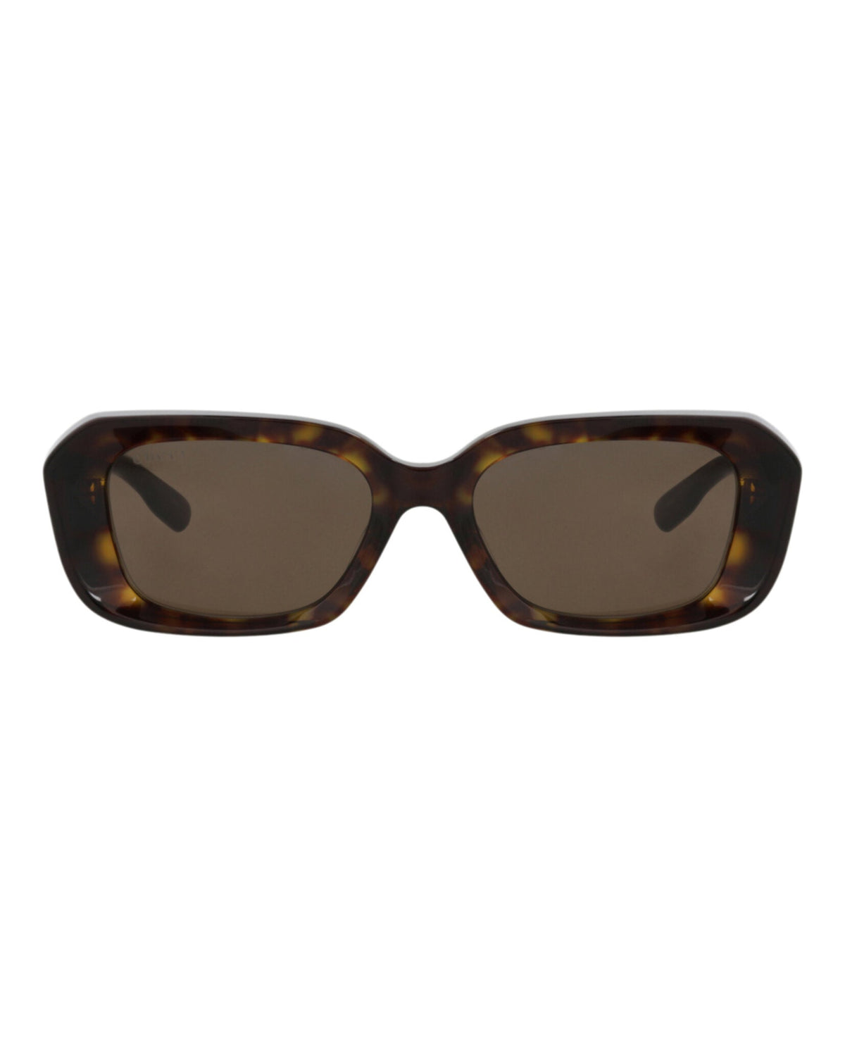 Gucci Womens Square/Rectangle Havana Havana Brown Fashion Designer Eyewear