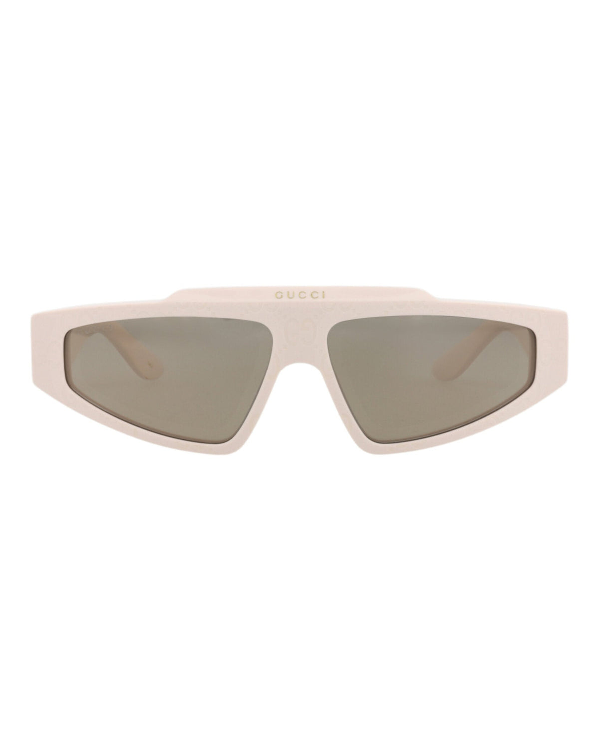 Gucci Mens Square/Rectangle Ivory Ivory Grey Fashion Designer Eyewear
