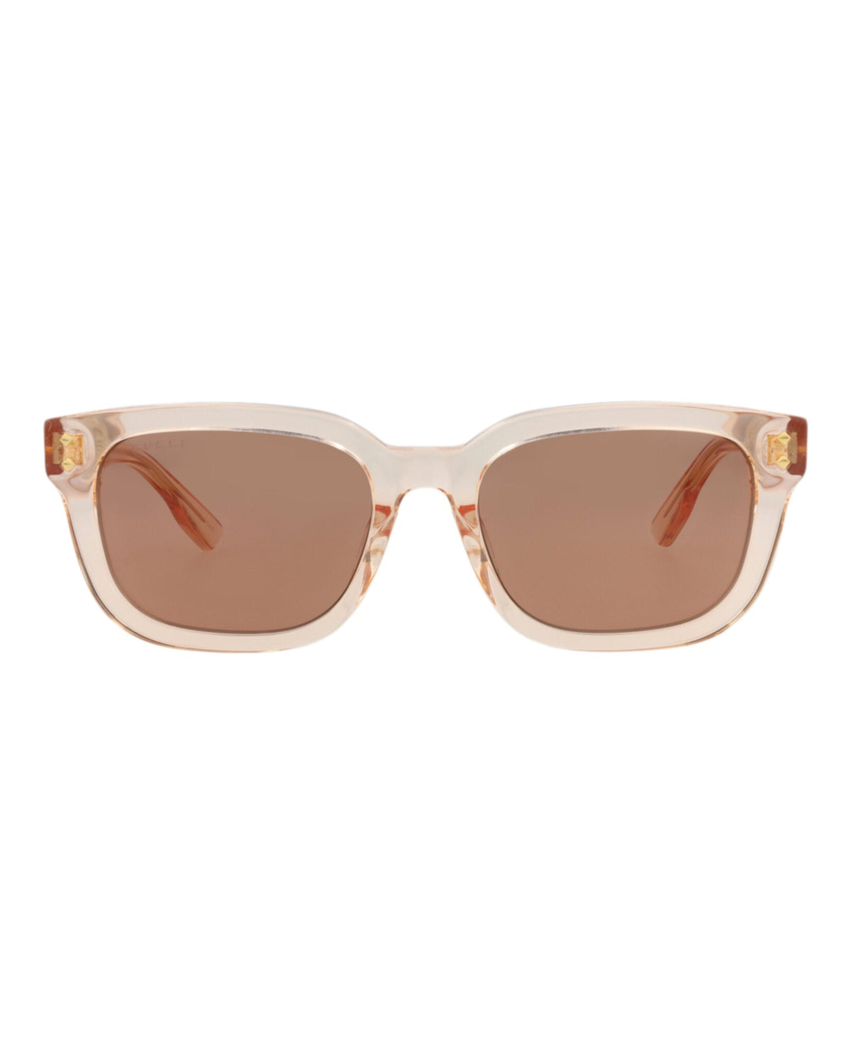 Gucci Womens Square/Rectangle Orange Orange Red Fashion Designer Eyewear