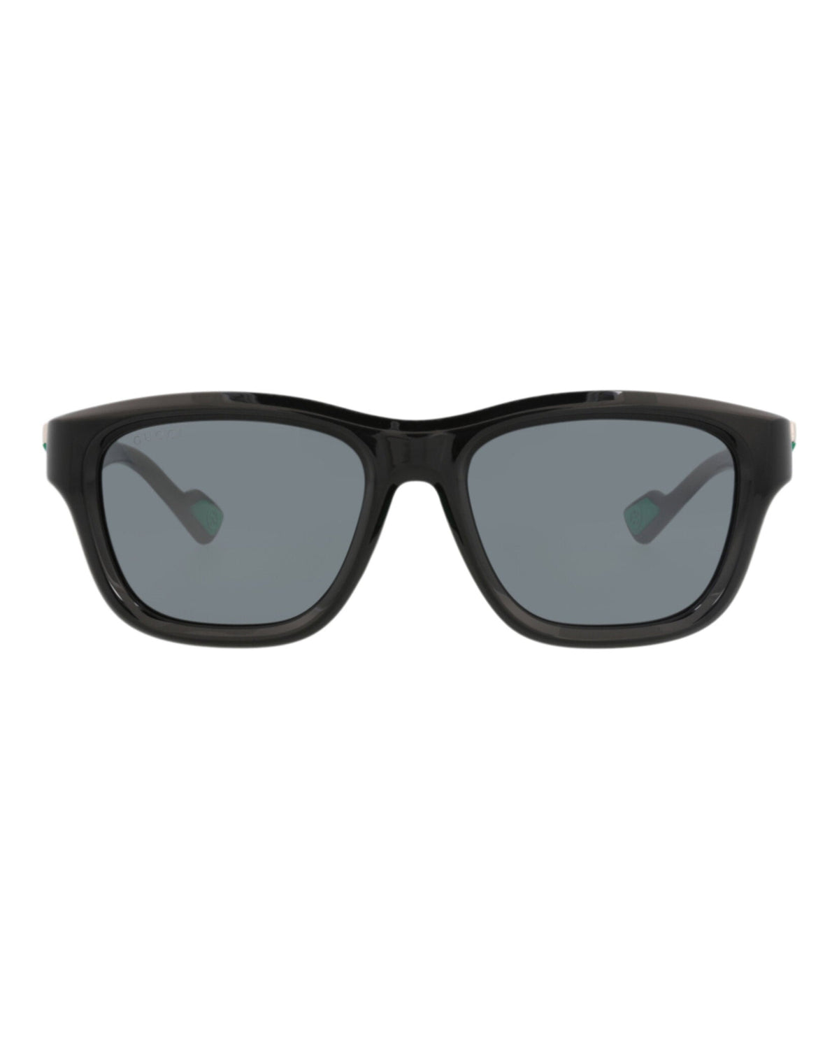 Gucci Mens Square/Rectangle Black Black Grey Fashion Designer Eyewear