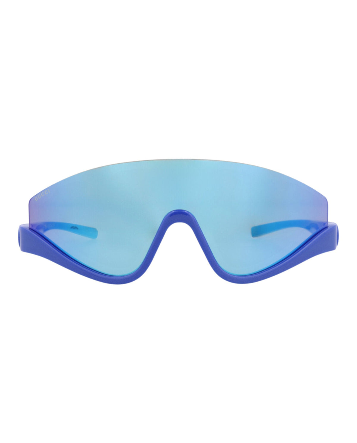 Gucci Womens Shield/Wrap Blue Blue Blue Fashion Designer Eyewear