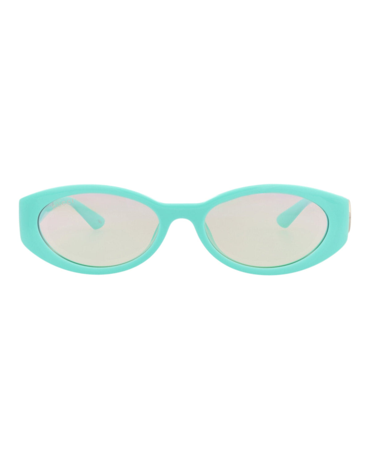Gucci Womens Round/Oval Light Blue Light Blue Pink Fashion Designer Eyewear