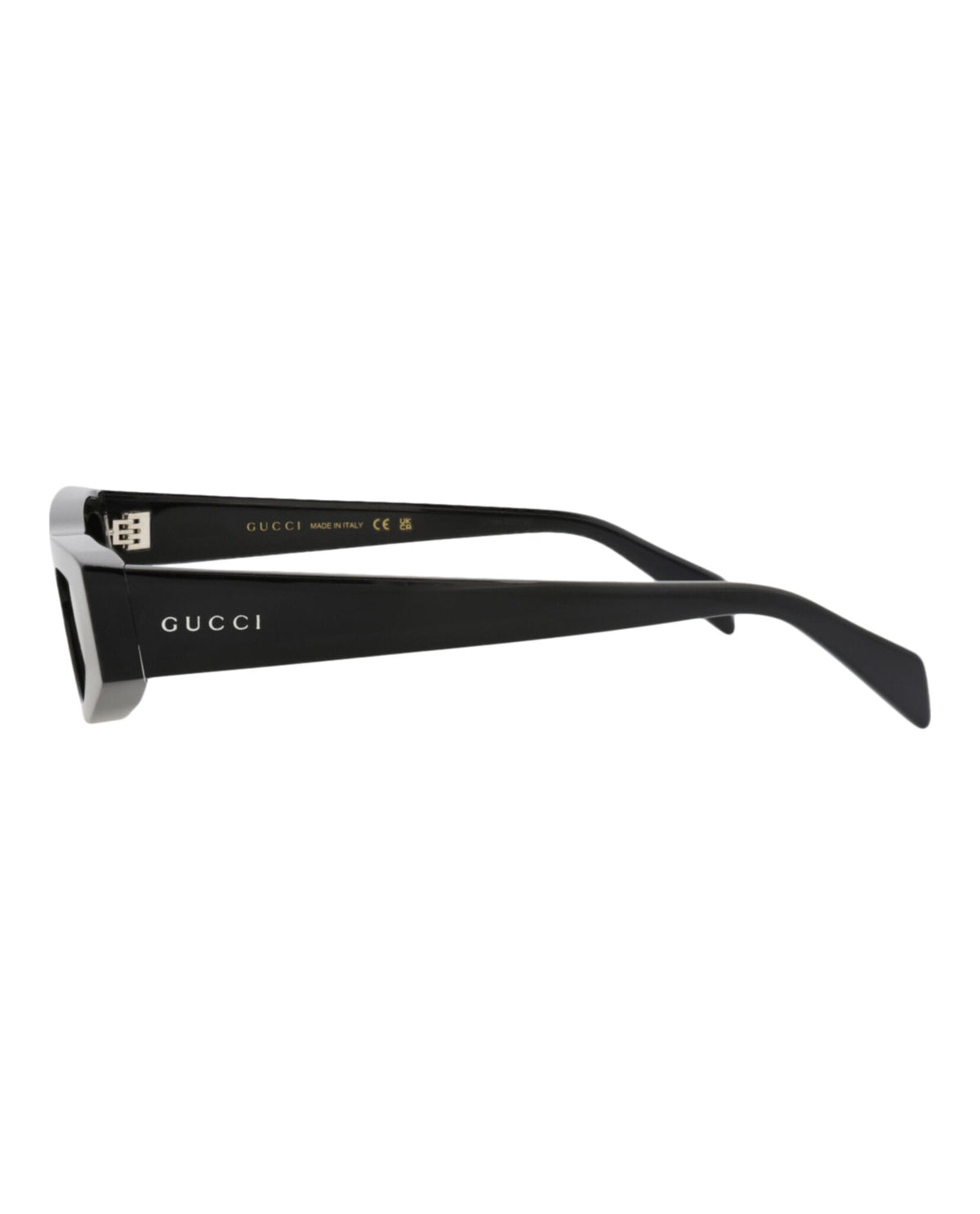 Gucci Womens Cat Eye Black Black Grey Fashion Designer Eyewear