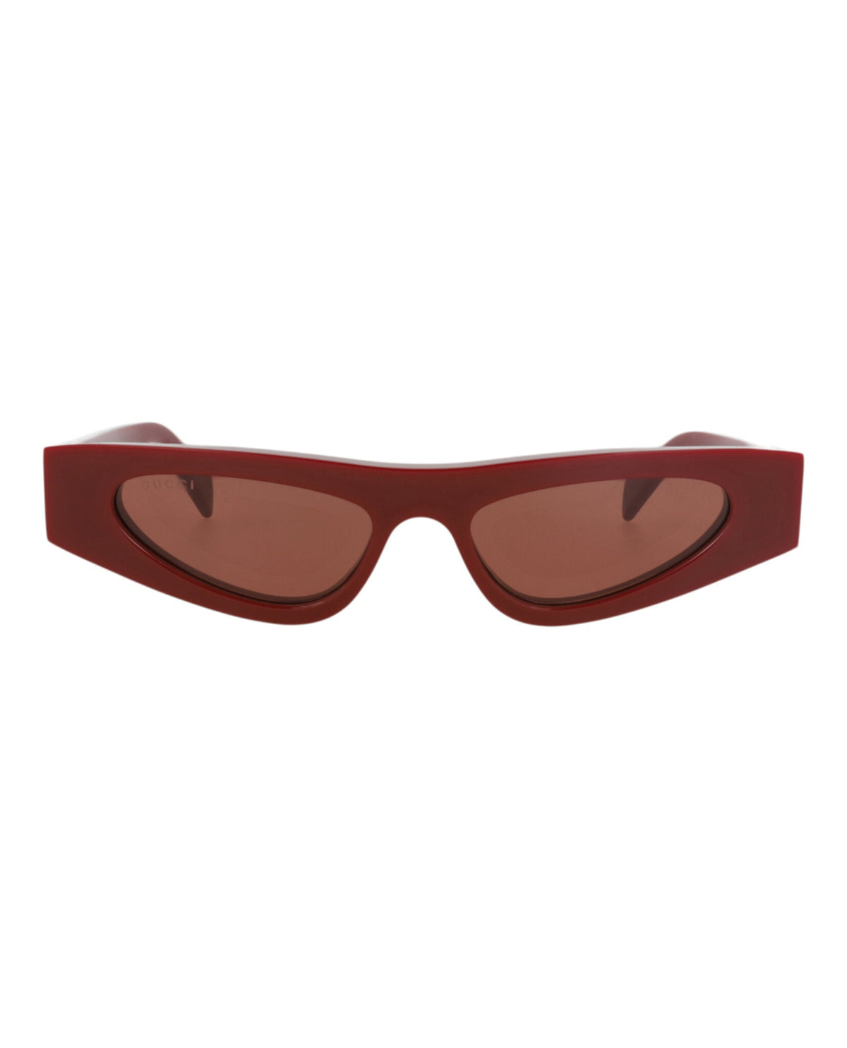 Gucci Womens Cat Eye Burgundy Burgundy Brown Fashion Designer Eyewear