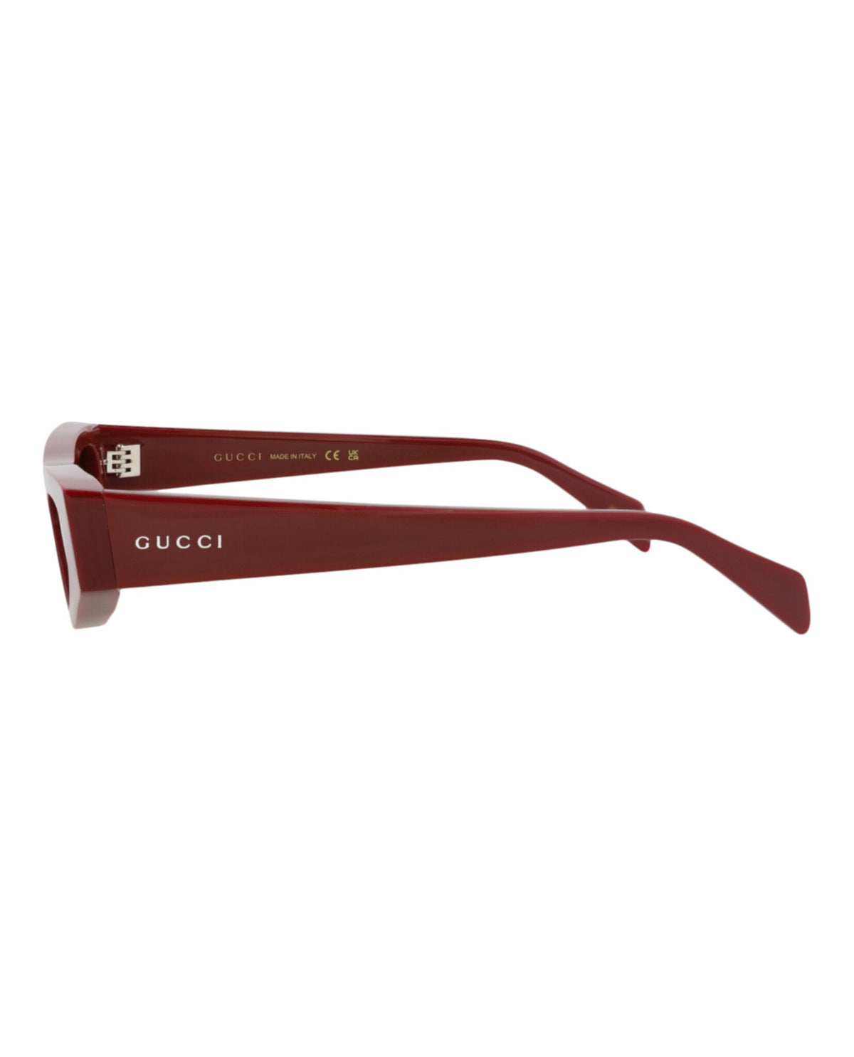 Gucci Womens Cat Eye Burgundy Burgundy Brown Fashion Designer Eyewear