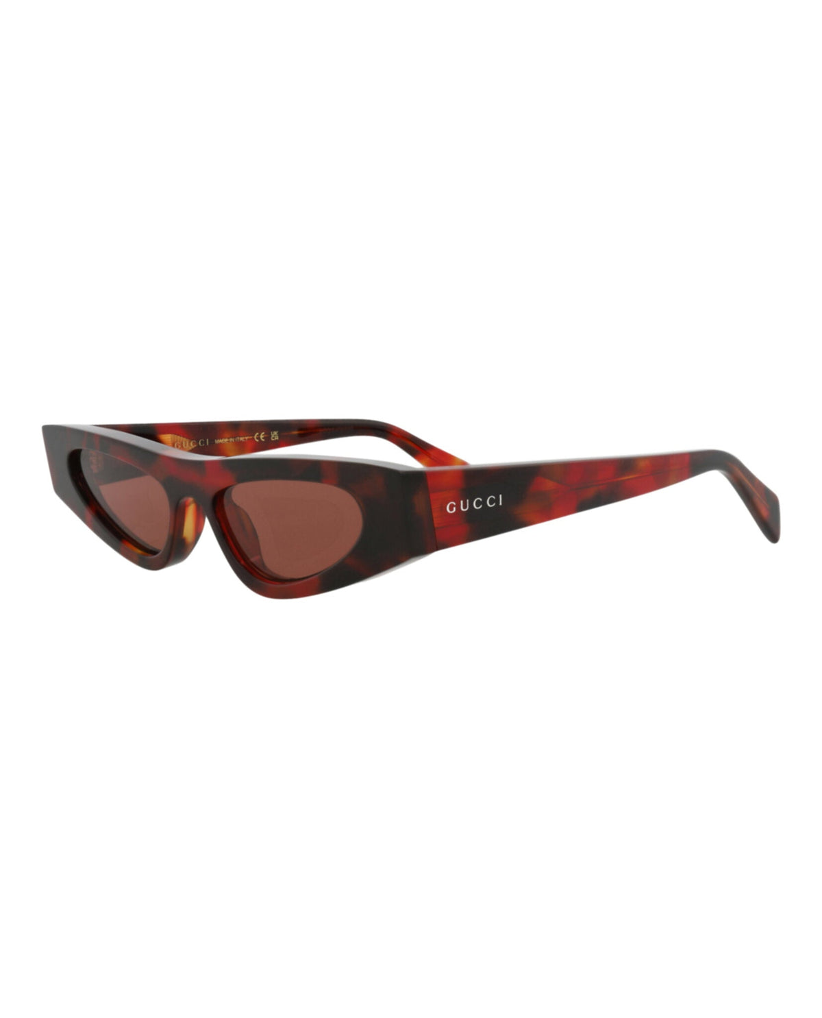 Gucci Womens Cat Eye Havana Havana Brown Fashion Designer Eyewear