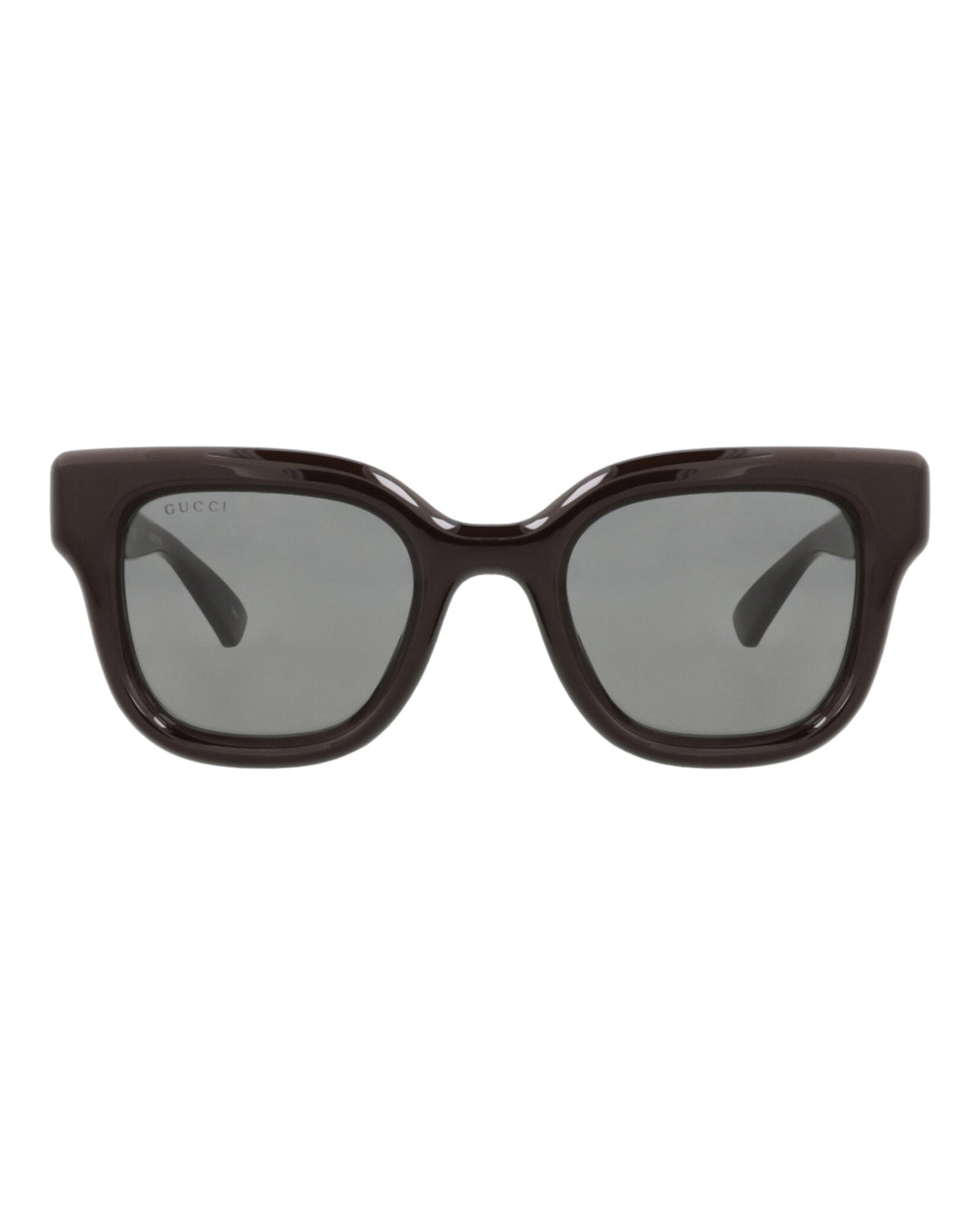 Gucci Womens Square/Rectangle Brown Brown Grey Fashion Designer Eyewear