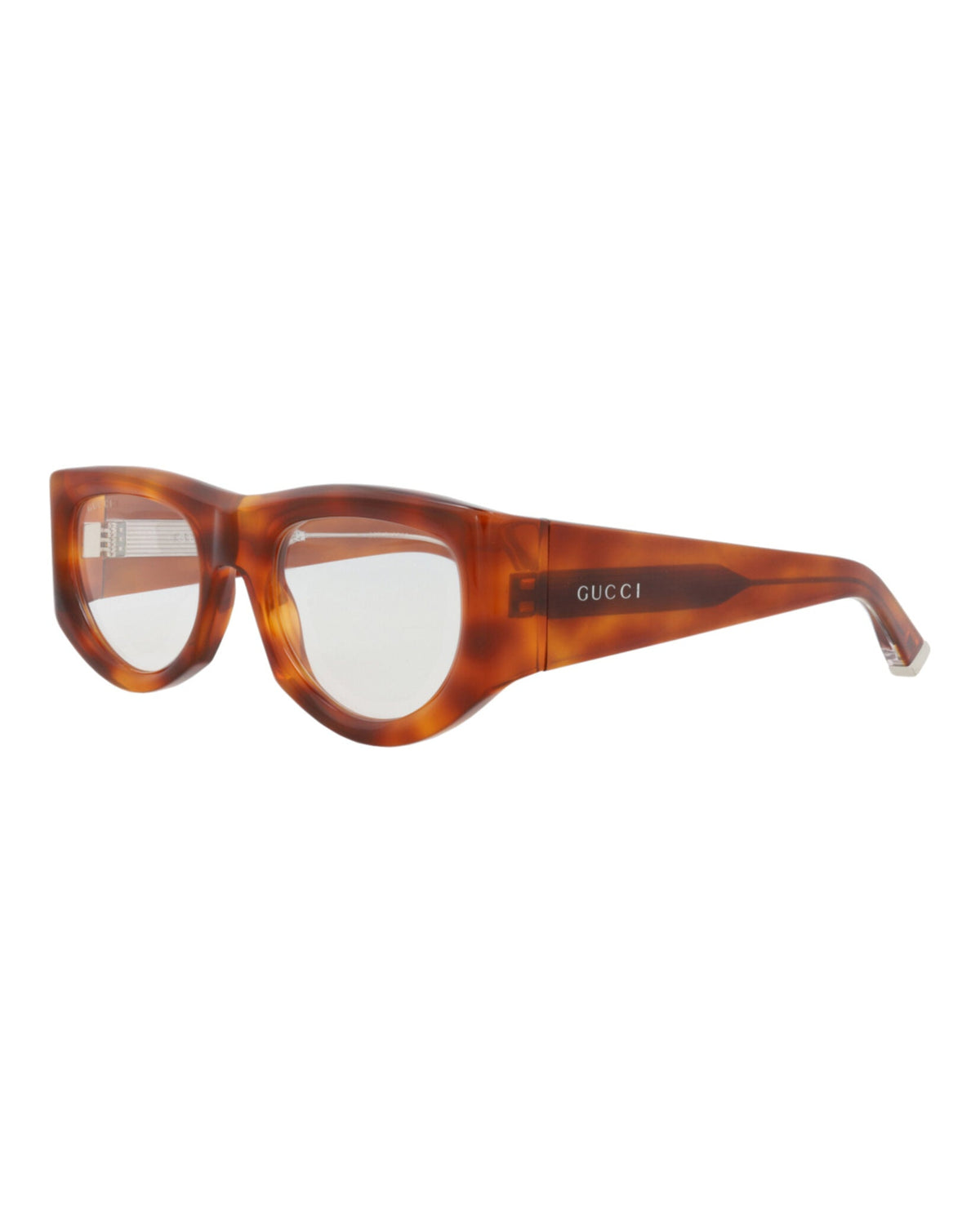 Gucci Womens Cat Eye Havana Havana Transparent Fashion Designer Eyewear