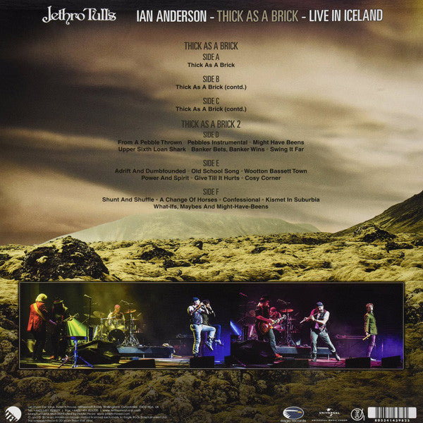 Ian Anderson ‎– Thick As A Brick (Live In Iceland) - 3 x WHITE COLOURED VINYL LP BOX SET
