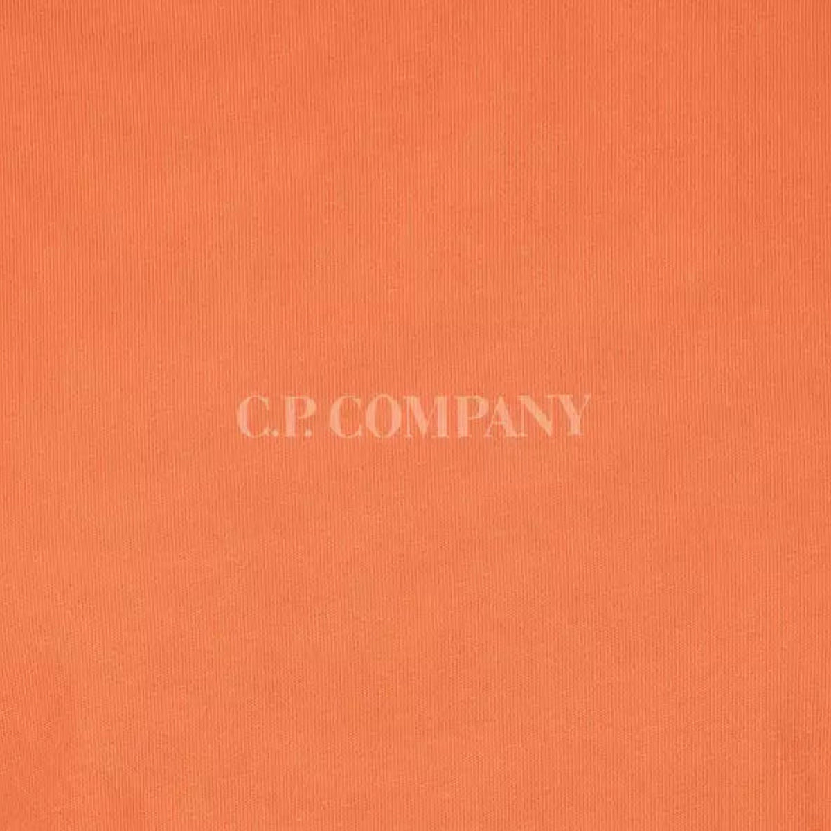 Cp Company 24/1 Jersey Logo T-Shirt In Harvest Pumpkin