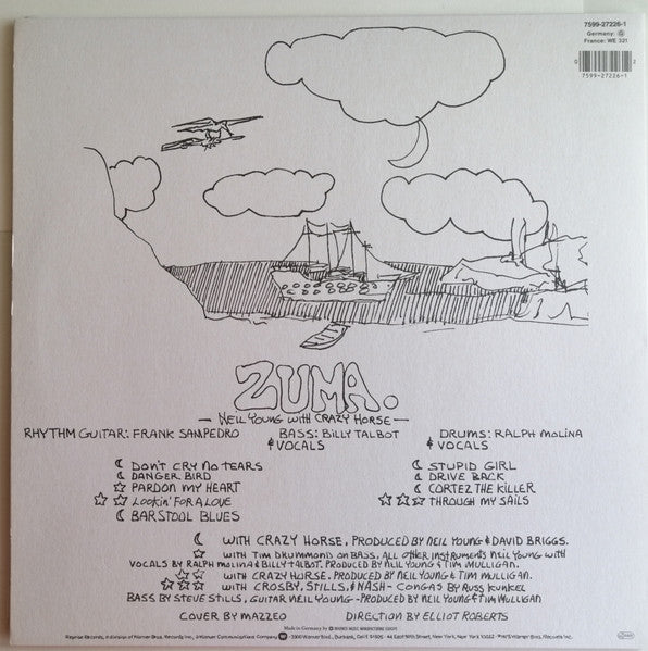 Neil Young - Zuma Vinyl LP