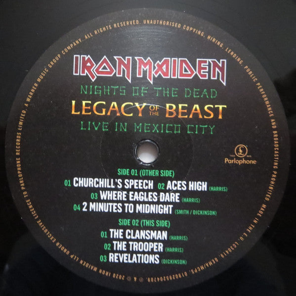 Iron Maiden – Nights Of The Dead, Legacy Of The Beast : Live In Mexico City - 3 x VINYL LP SET