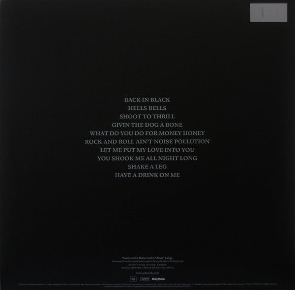 AC/DC - Back In Black Vinyl LP