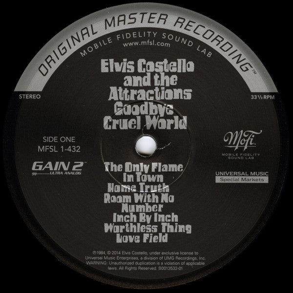 Elvis Costello & The Attractions – Goodbye Cruel World - VINYL LP