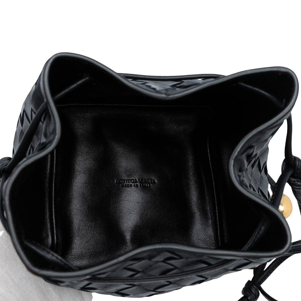 Andiamo Top Handle Bag Intrecciato Nappa Small