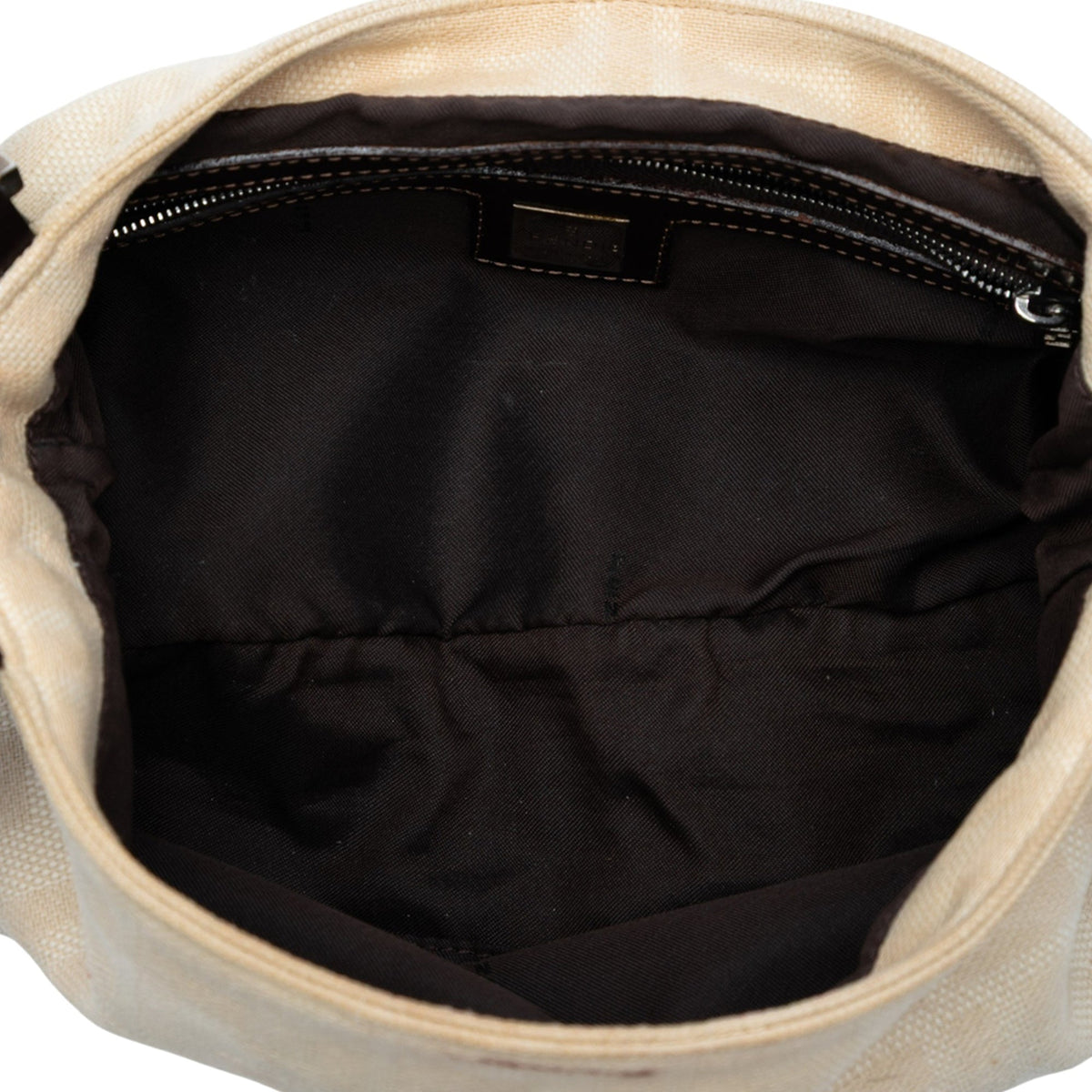Vintage Shoulder Bag Zucca Canvas Medium