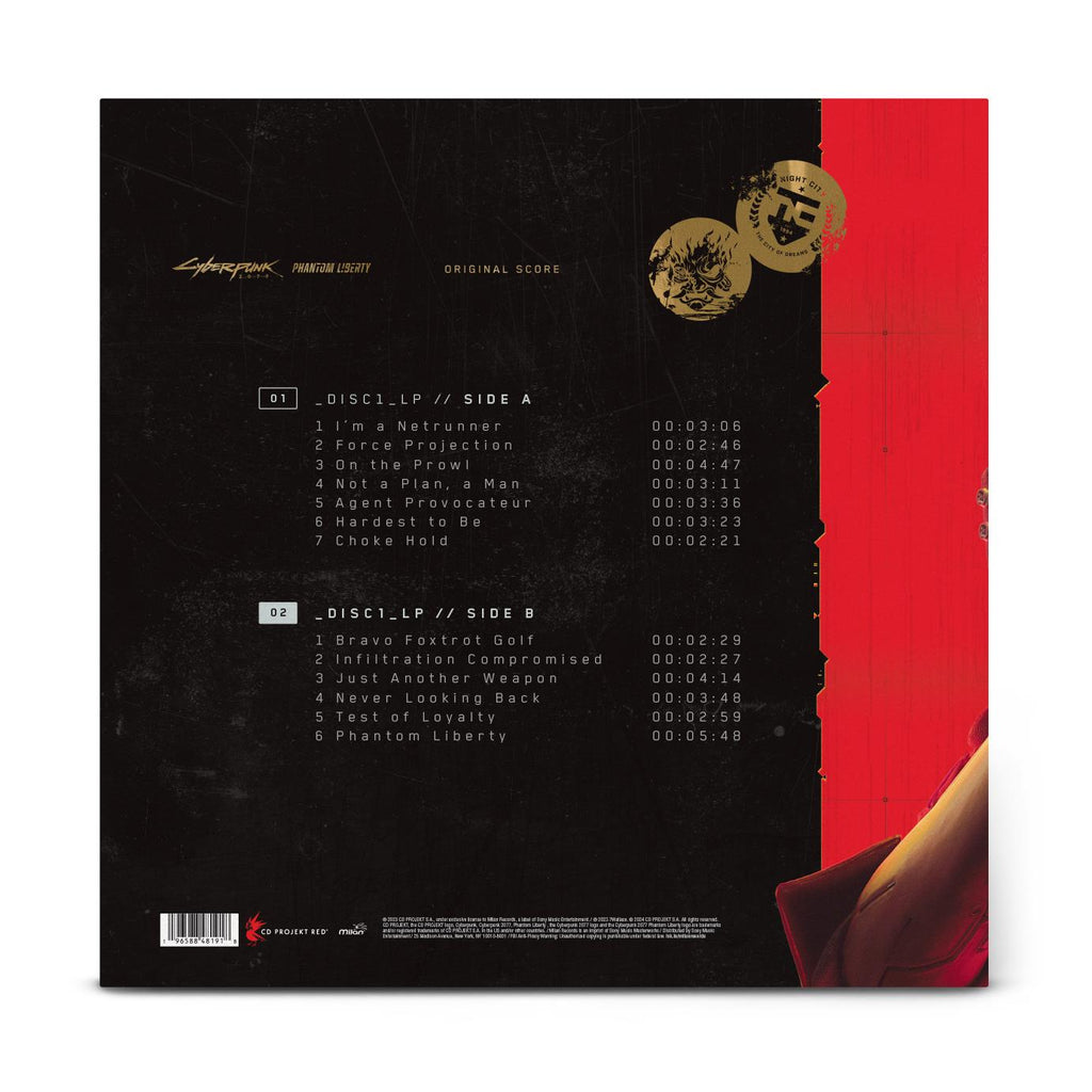 Cyberpunk 2077: Phantom Liberty (Original Score) - P.T. Adamczyk & Jacek Paciorkowski Vinyl LP