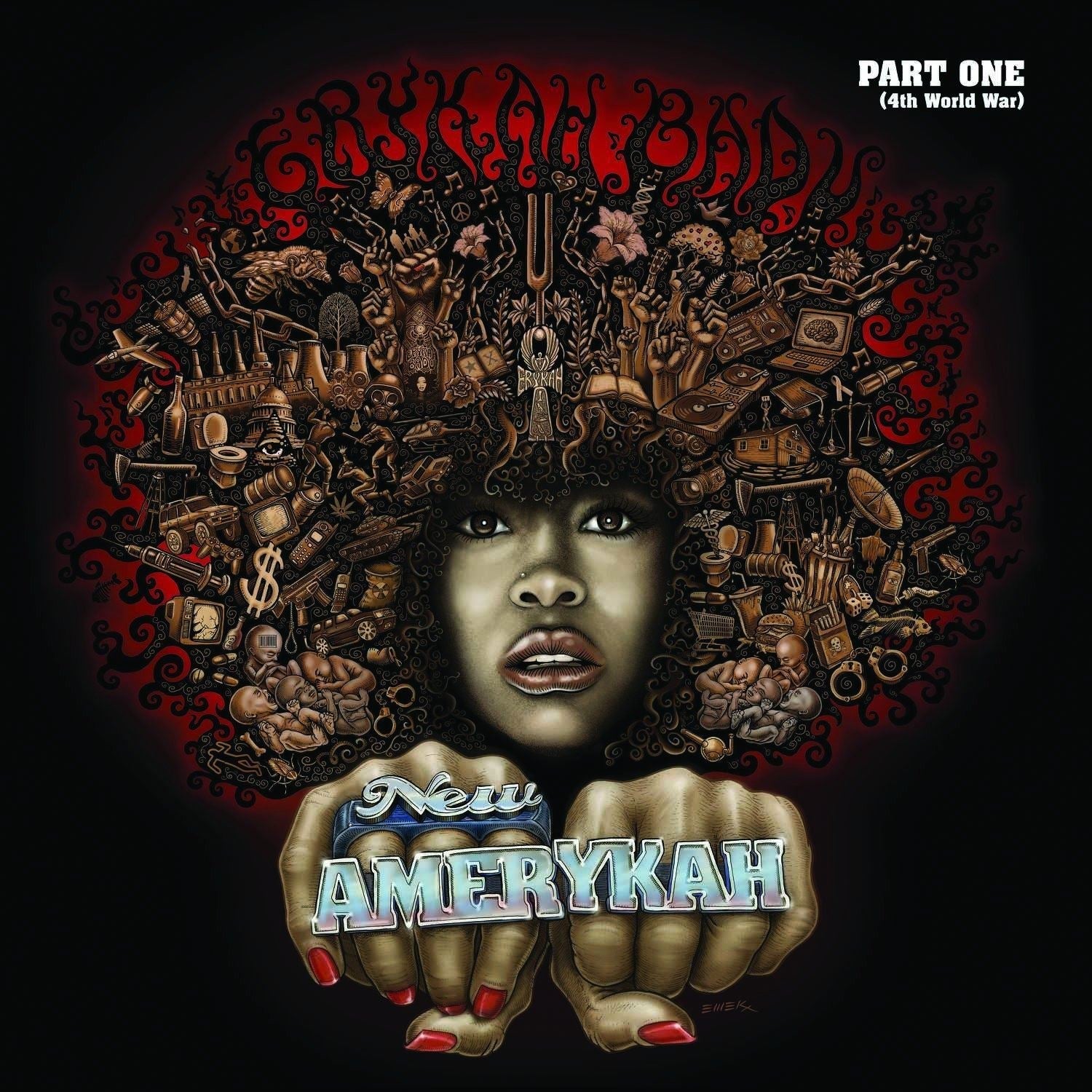 Erykah Badu - New Amerykah Part One Limited Edition 2x Purple Vinyl LP Reissue