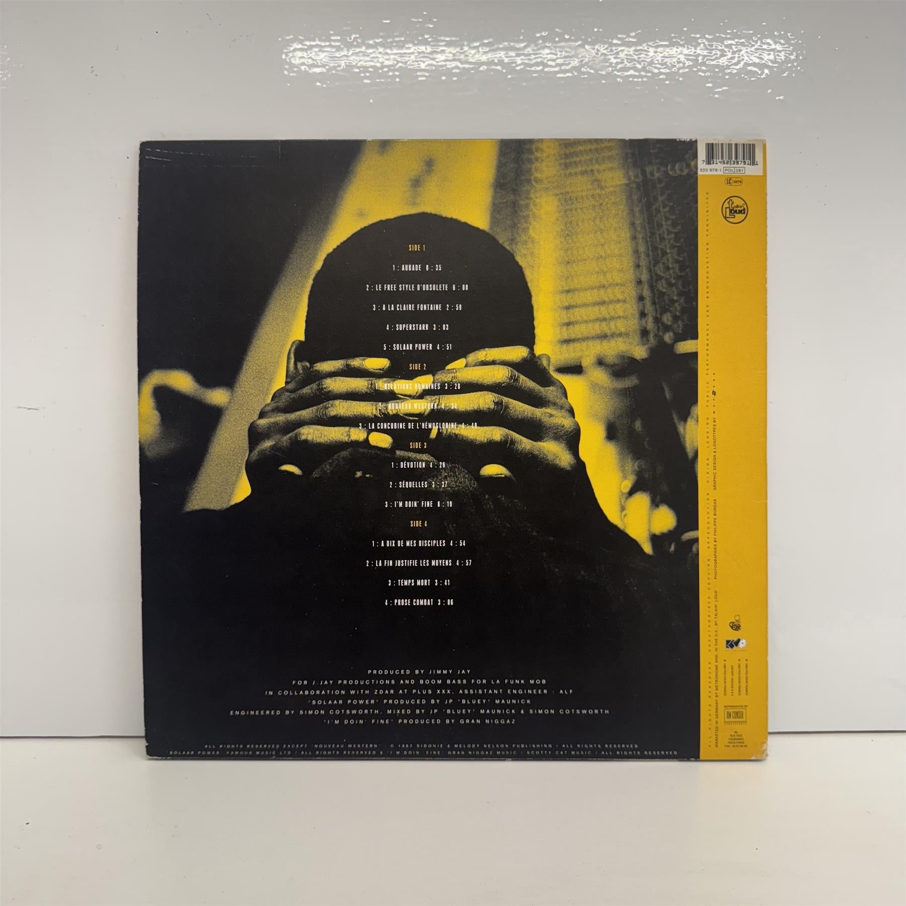 MC Solaar - Prose Combat 2x Vinyl LP