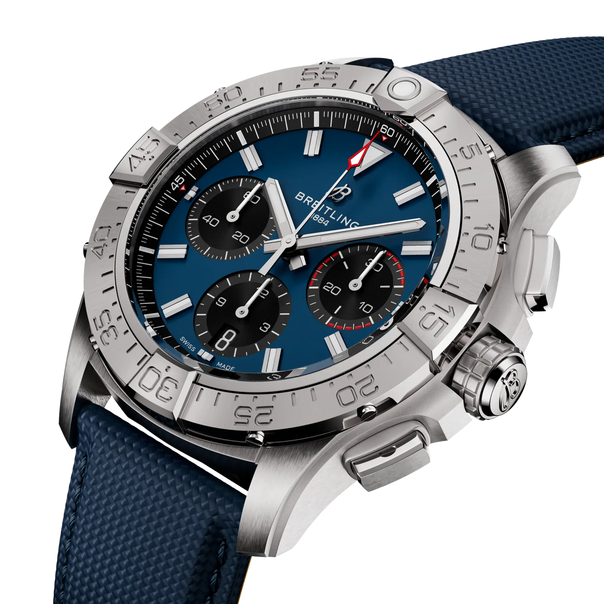 Breitling Avenger B01 Chronograph 42 Blue Dial Men's Watch AB0146101C1X1
