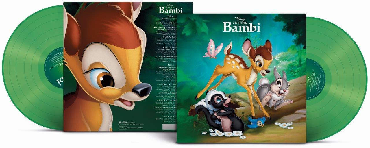 Disney: Music from Bambi - V/A 80th Anniversary Light Green Vinyl LP