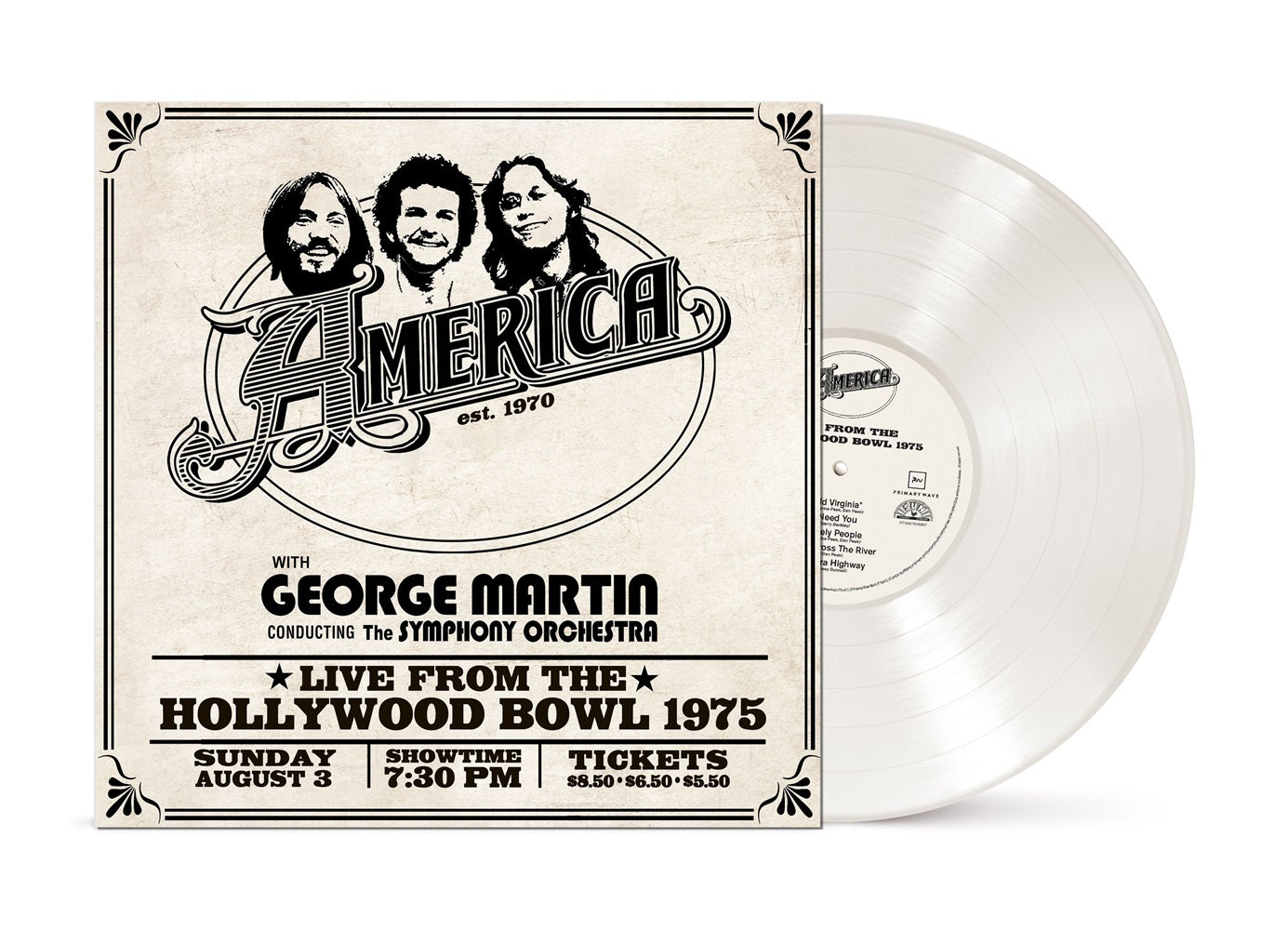 America Live From The Hollywood Bowl – 1975 Vinyl LP Silver Colour RSD 2024