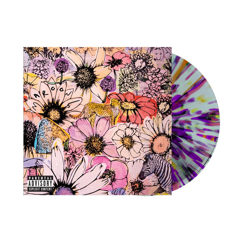 Maroon 5 - Jordi Coke Bottle Clear With Splatter Vinyl LP
