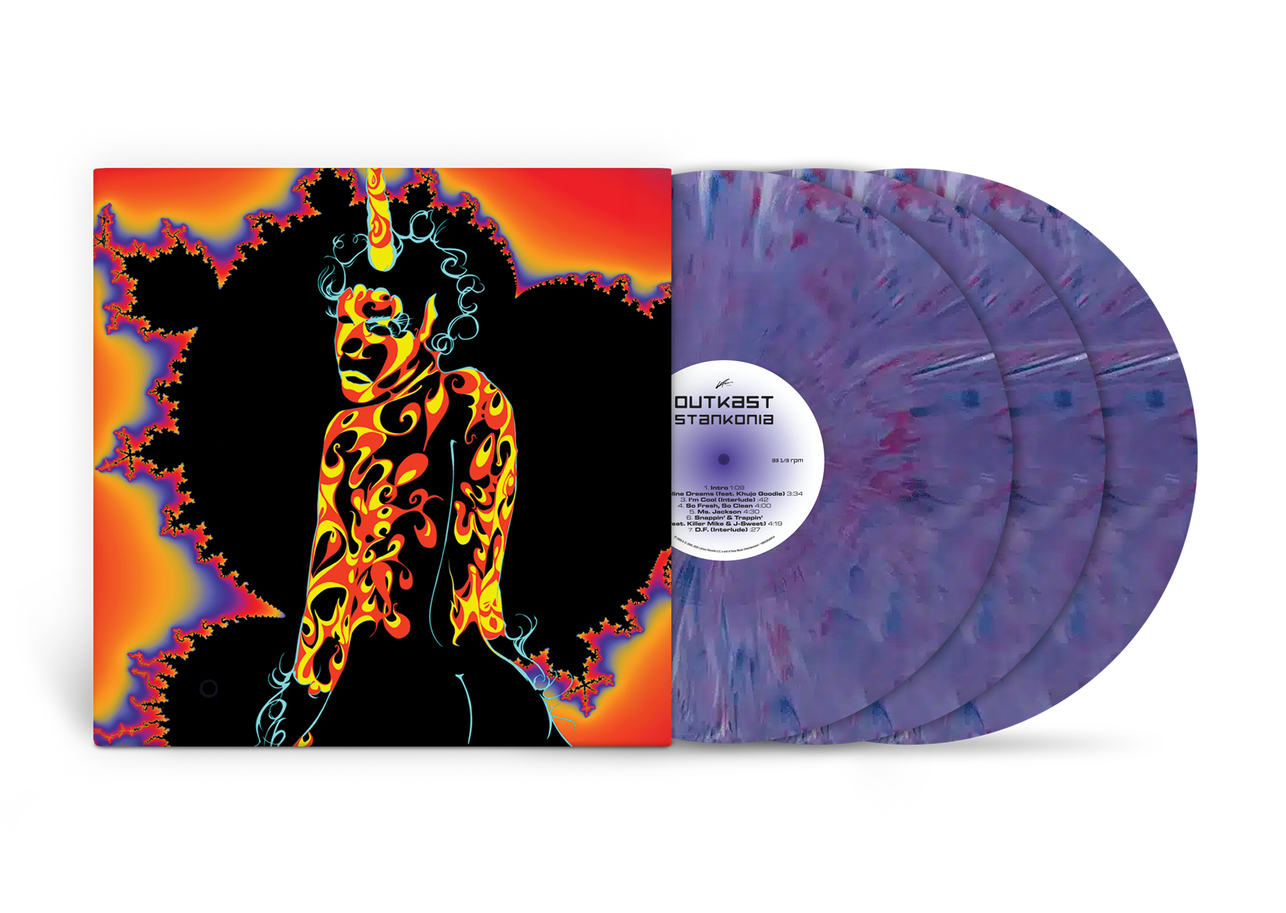 Outkast - Stankonia 25th Anniversary 3x Purple Marbled Vinyl LP