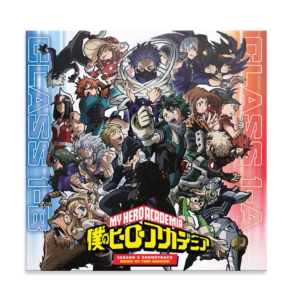 My Hero Academia: Season 5 OST - Yuki Hayashi 2x Blue Marbled Vinyl LP