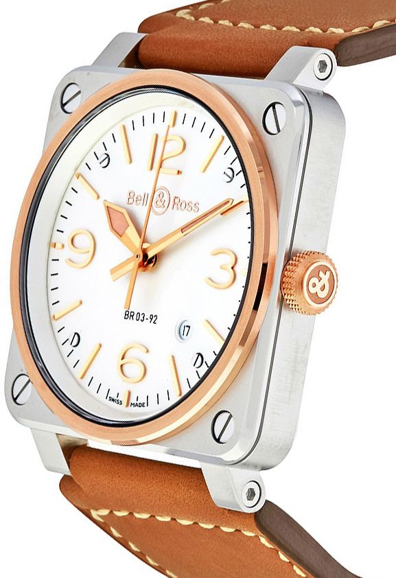 Bell & Ross Aviation Instruments BR0392-ST-PG-SCA