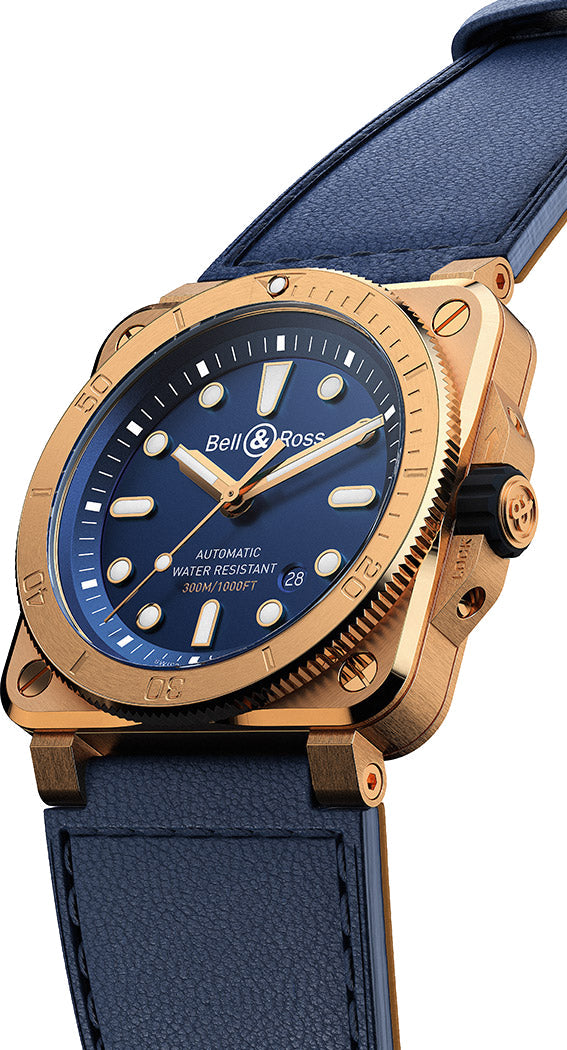 Bell & Ross Instruments Limited Edition Men's Watch BR0392-D-BU-BR/SCA