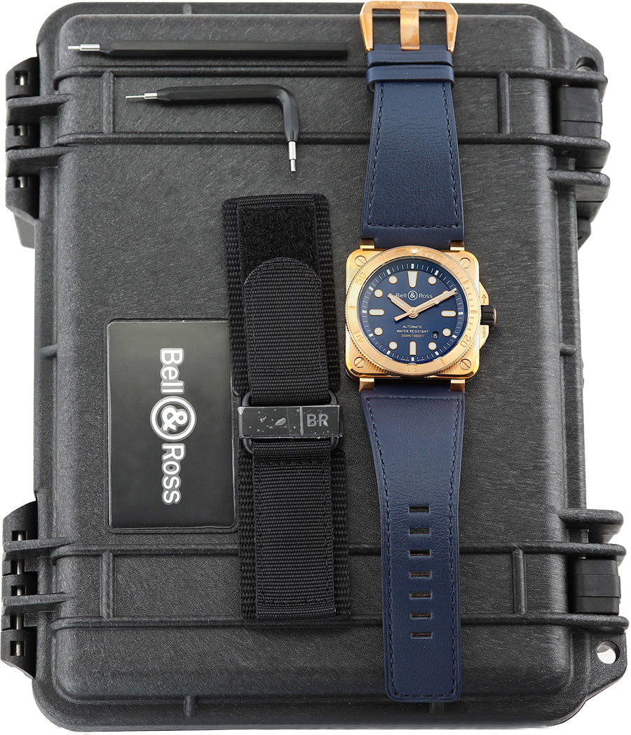 Bell & Ross Instruments Limited Edition Men's Watch BR0392-D-BU-BR/SCA