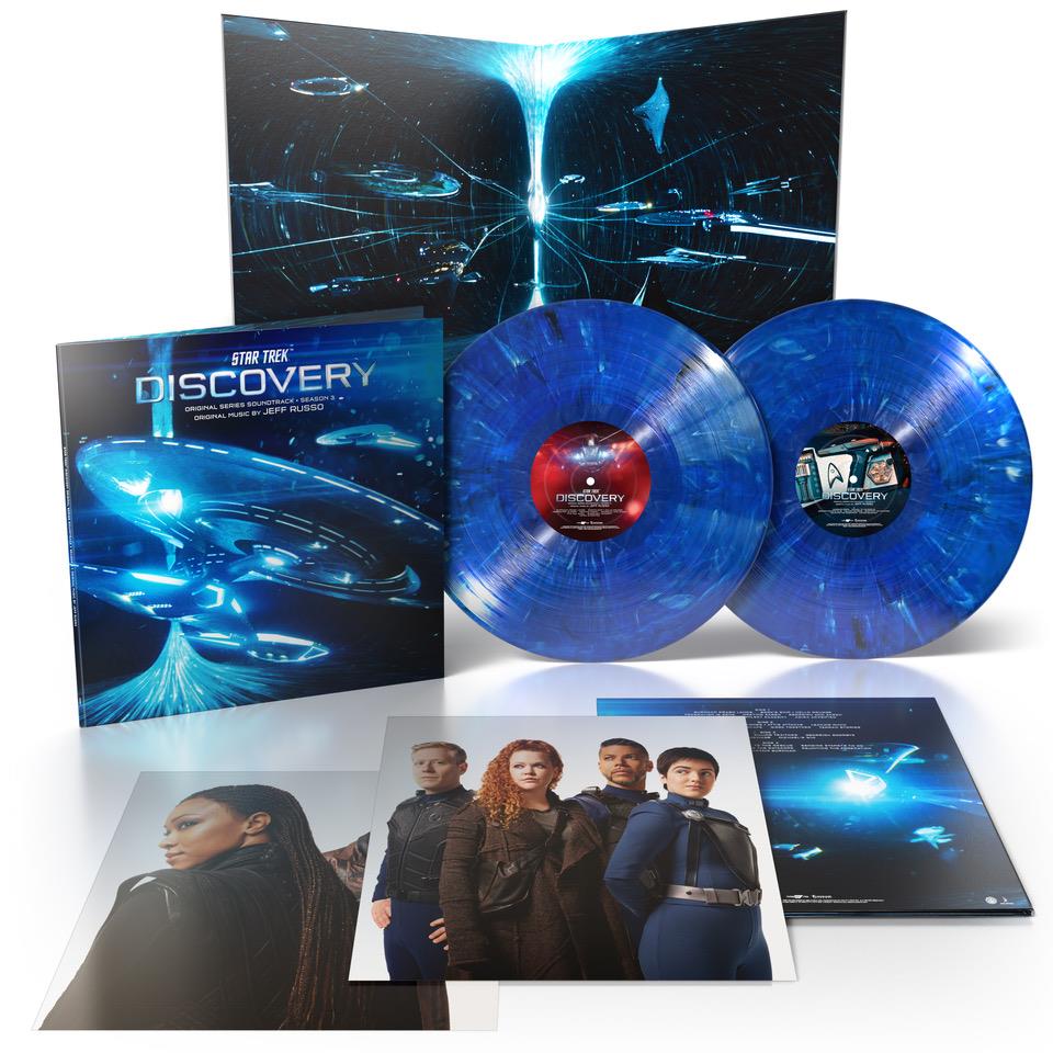 Star Trek Discovery (Season 3 Soundtrack) â€?Jeff Russo Limited Edition 2x Blue Marbled Vinyl LP
