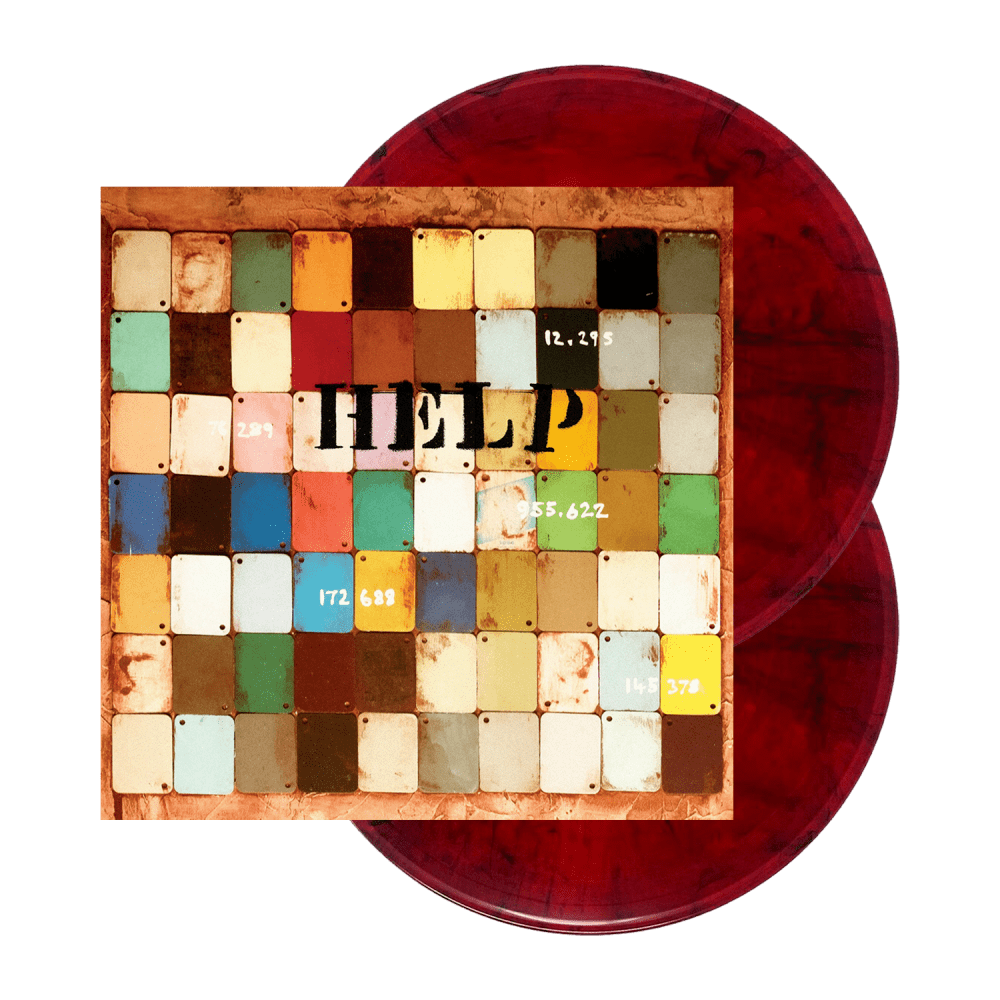 HELP - V/A 2x Red & Smoke Vinyl LP